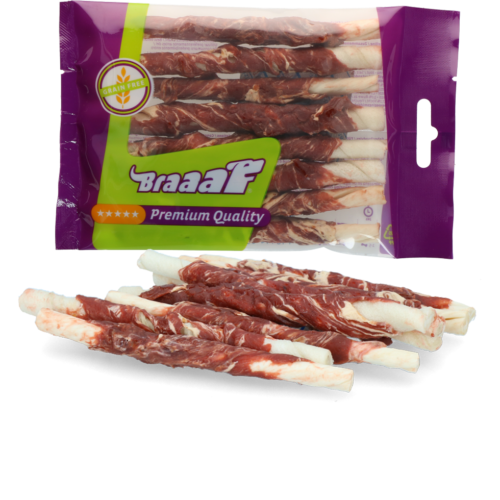 Braaaf Rollsticks 12 cm lamb and fish