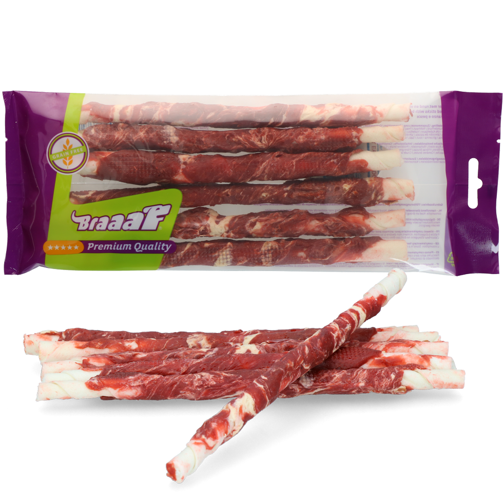 Braaaf Twister 21 cm beef and fish