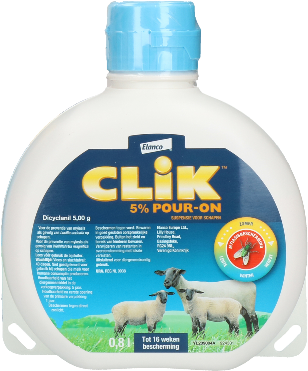 Clik 5% Pour-On REG NL URA
