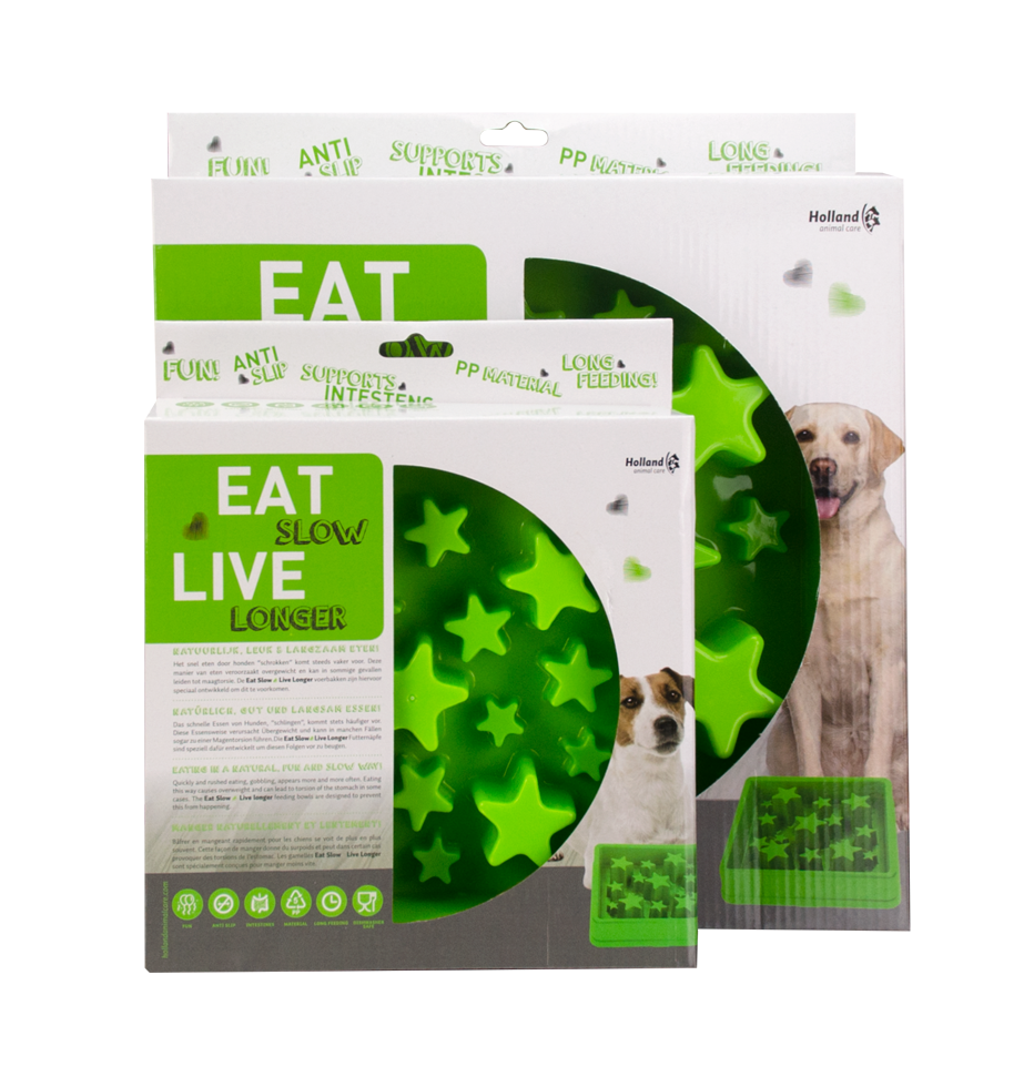 Eat Slow Live Longer Star Green S