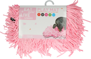 Eat Slow Live Longer Play Mat Pink