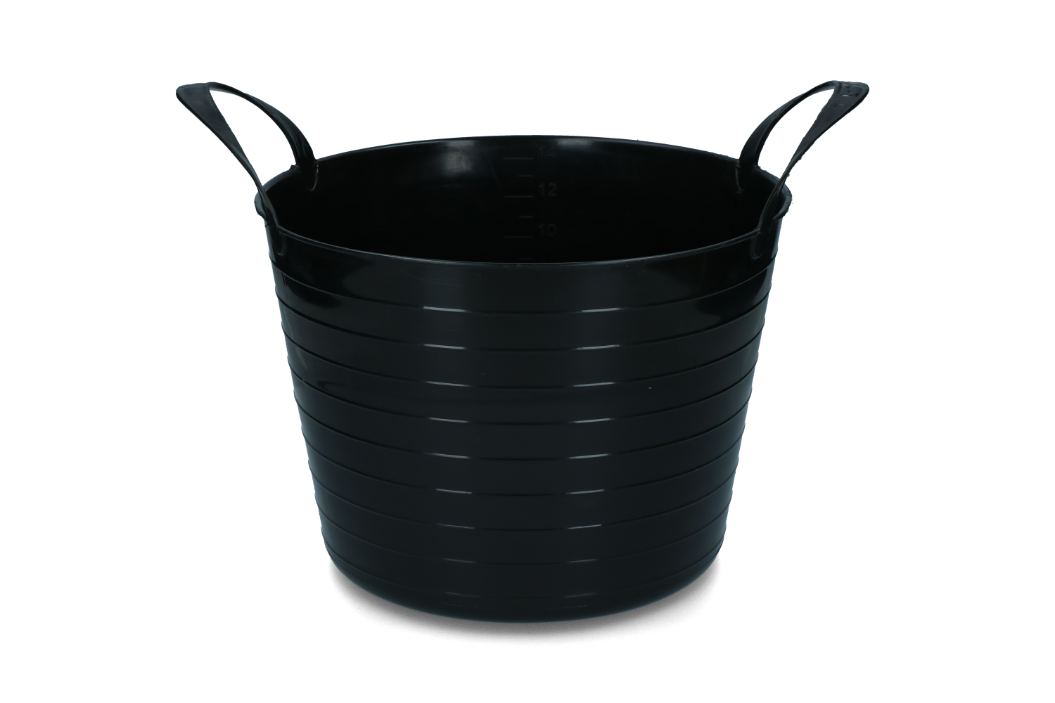 Emmer V-Trug Flexi Zwart 14 liter