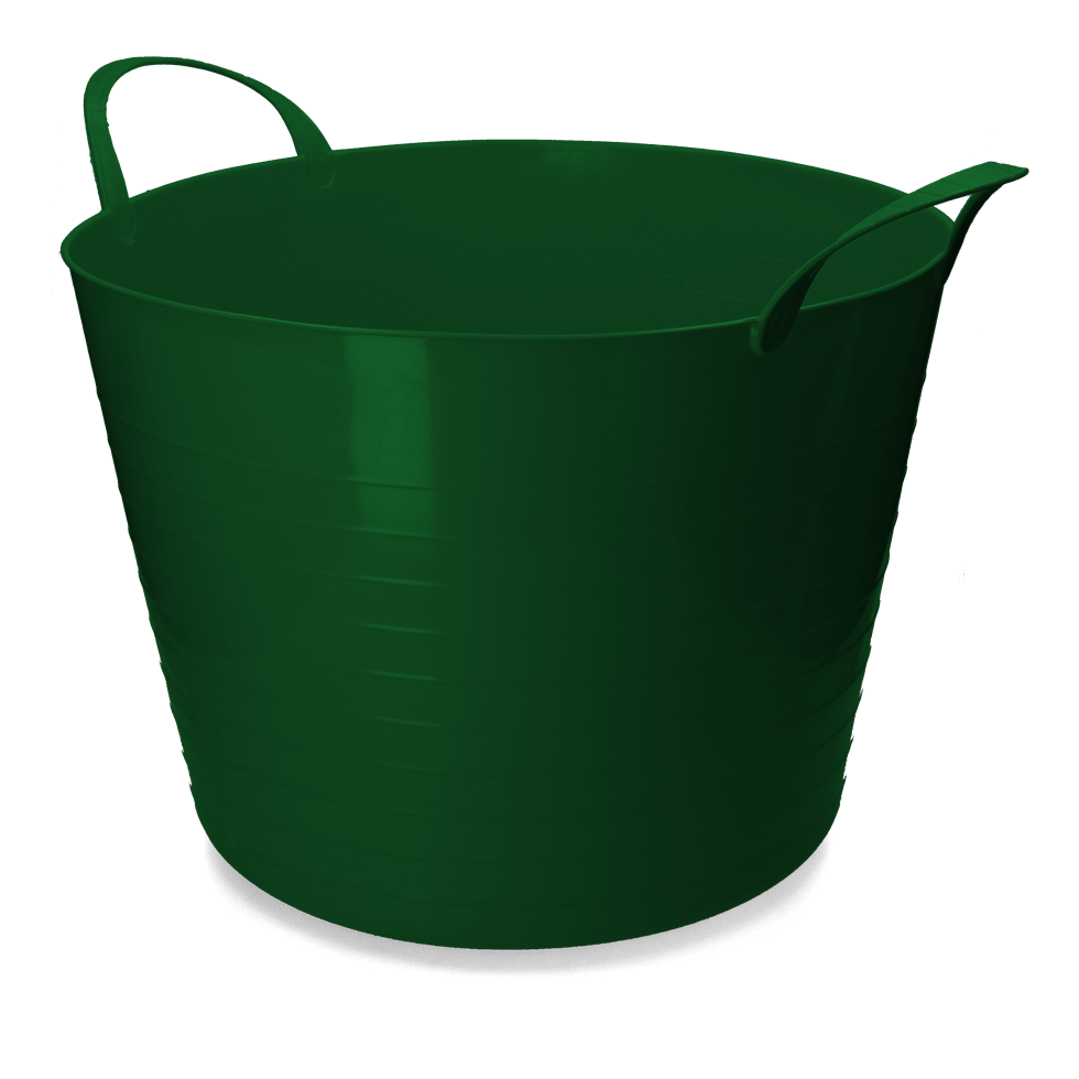 Emmer V-Trug Flexi groen 65 l