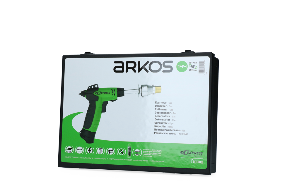 Express Arkos pistool onthoorner kalf op gas 17/19 mm