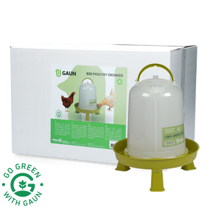 Pluimvee drinktoren 8 l Bio green lemon op pootjes