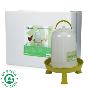 Pluimvee drinktoren 10 l Bio green lemon op pootjes