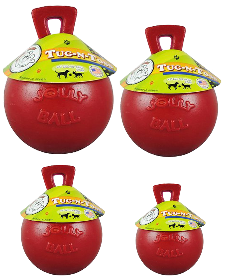 Jolly Tug-n-Toss 10 cm Rood