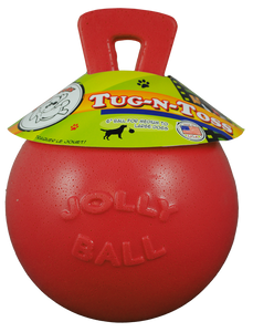 Jolly Tug-n-Toss 10 cm Rood
