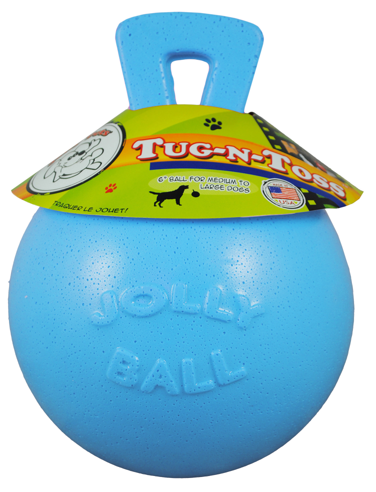 Jolly Tug-n-Toss 10 cm Baby Blauw (Bosbessengeur)