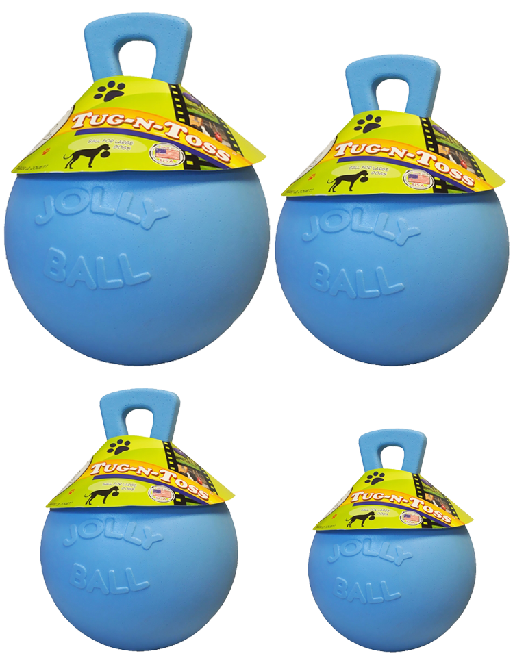 Jolly Tug-n-Toss 15 cm Baby Blauw (Bosbessengeur)