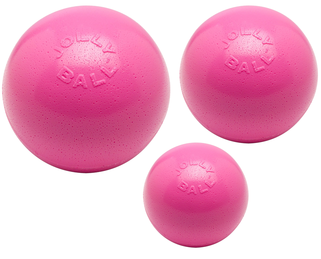 Jolly Ball Bounce-n Play 11cm Roze (Kauwgumgeur)