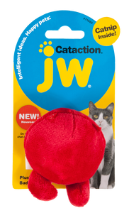 JW Plush Bad Cuz Ball with Catnip