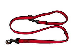 KONG Adjustable leash M Red