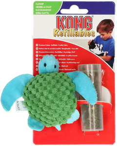 KONG Cat Refillable Catnip Turtle