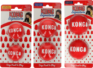 KONG Signature Balls 2-pk Lg