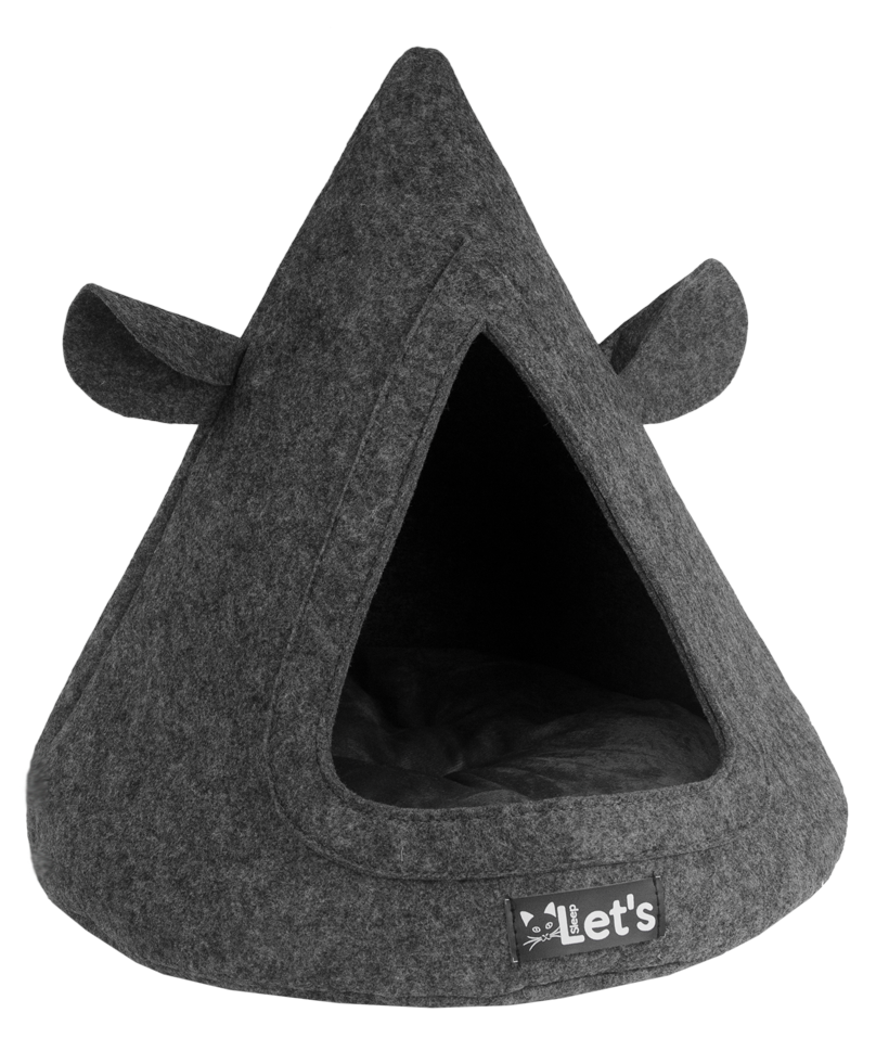 Let&#039;s sleep Pet Cave TeePee Antraciet