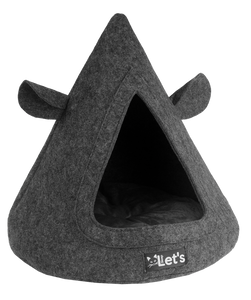 Let&#039;s sleep Pet Cave TeePee Antraciet