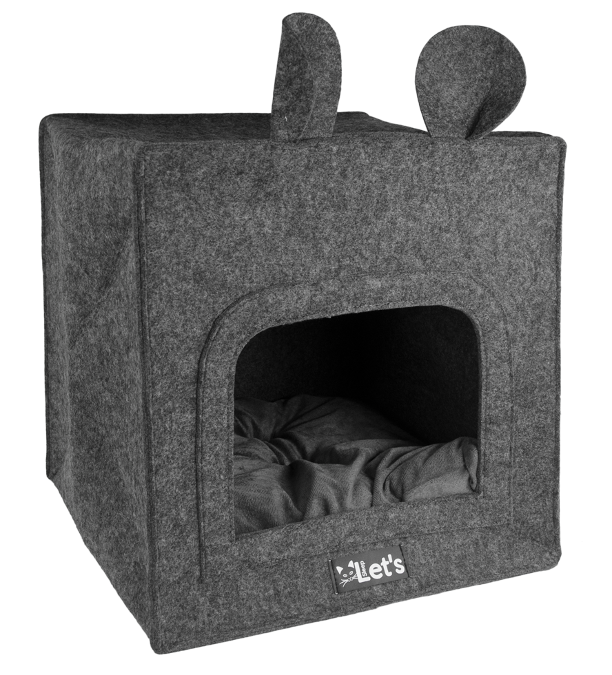 Let&#039;s sleep Pet Cave Chunk  Antraciet