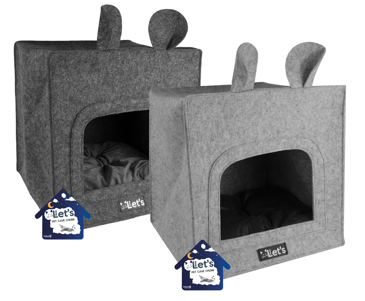 Let&#039;s sleep Pet Cave Chunk  Antraciet