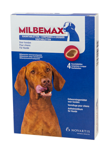 Milbemax Kauwtabletten Hond Groot Chewy 4 tabl. 5-75kg