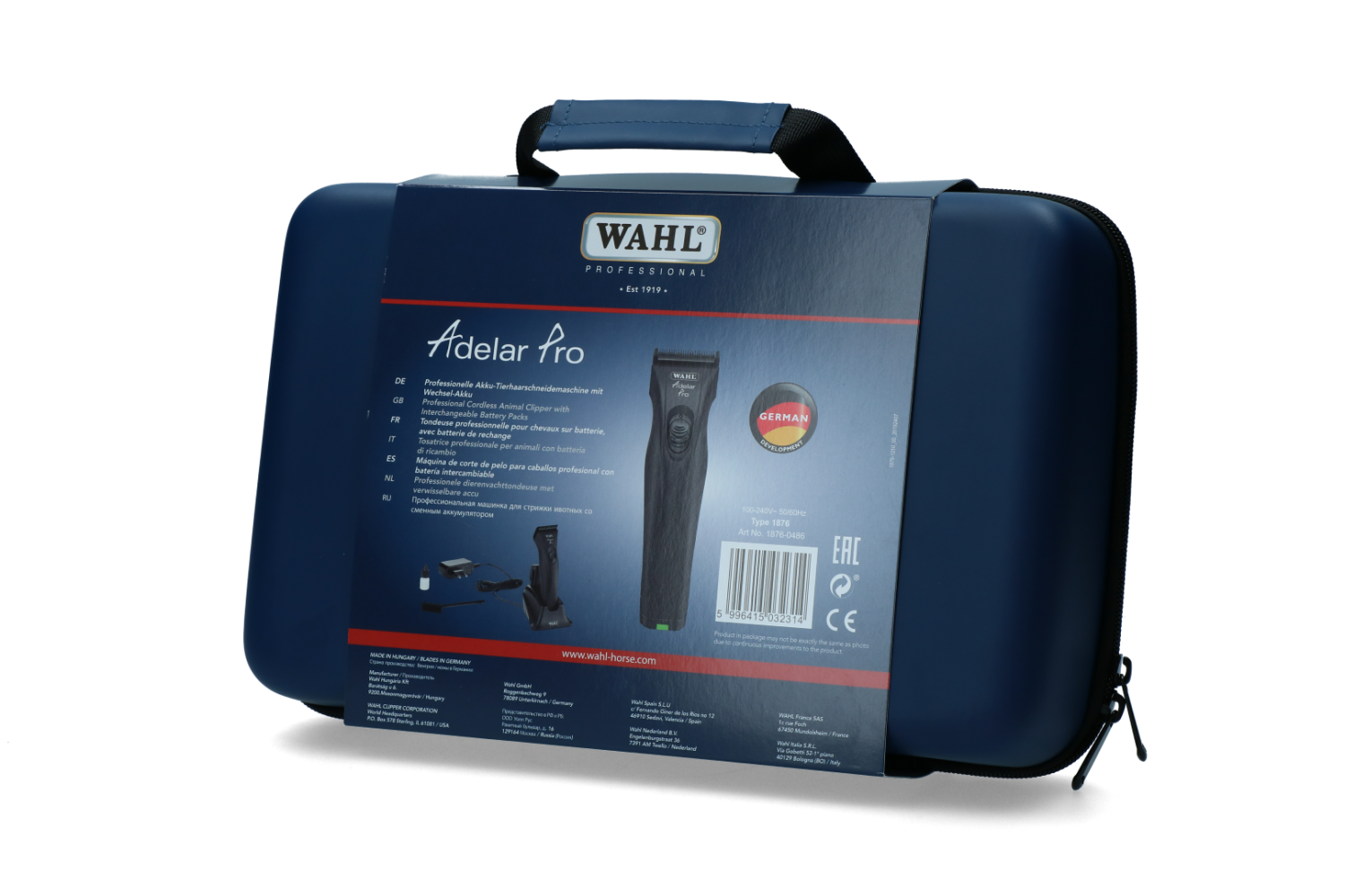 Wahl Adelar Pro Diamond blade ACCU tondeuse paard