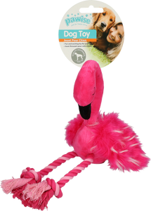 Pawise Flamingo met poten van touw L