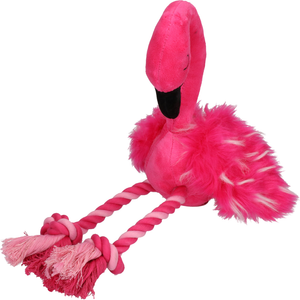 Pawise Flamingo met poten van touw L