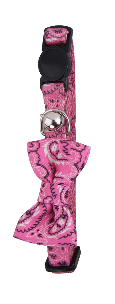 Cat collar w/Bowknot roze