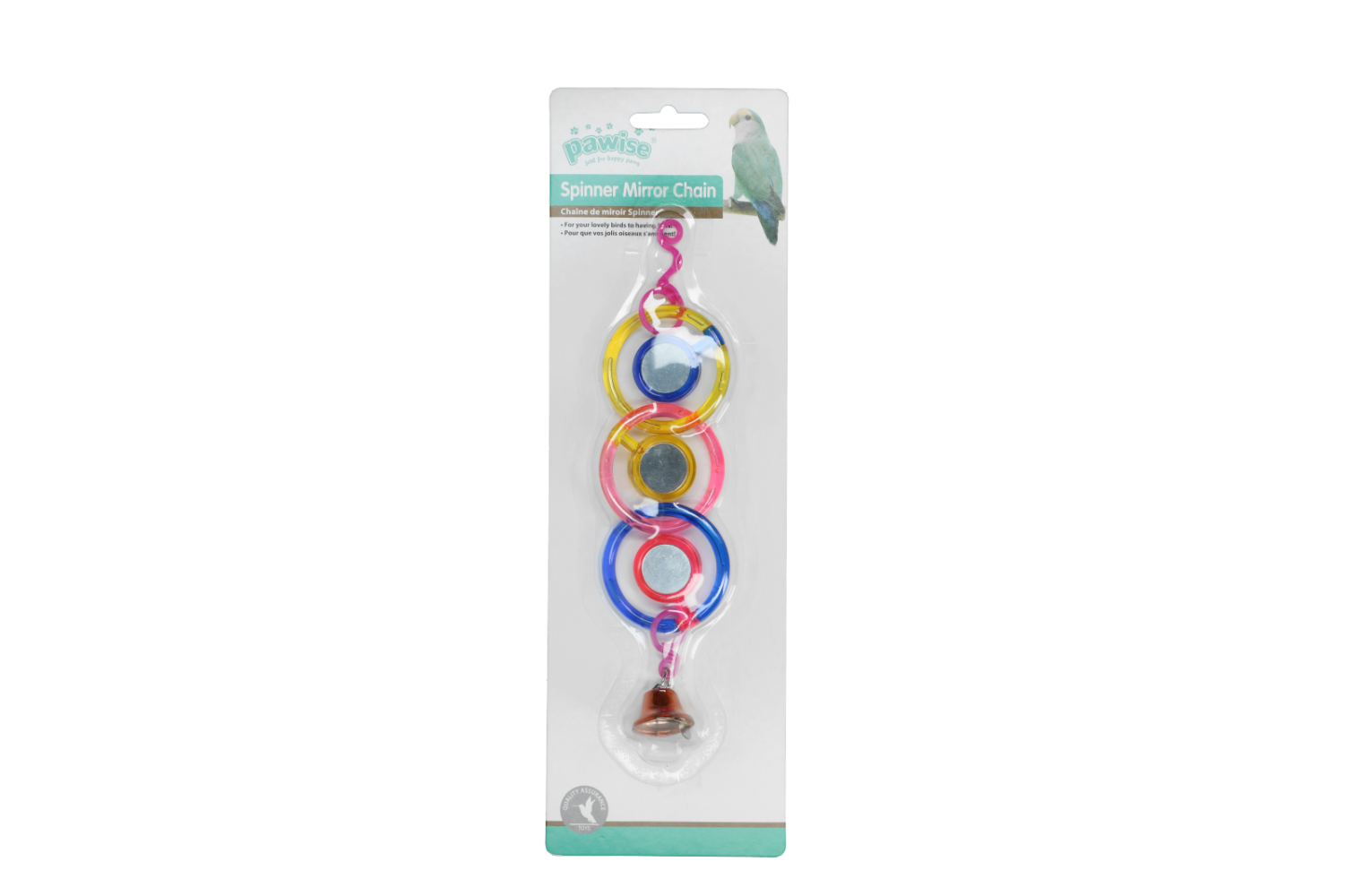 Pawise Bird Rings with bells
