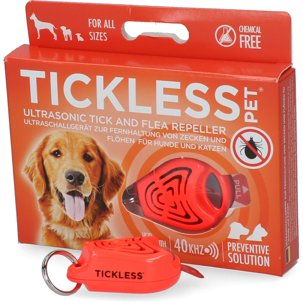 Tickless Pet Roze tot 12 maanden bescherming