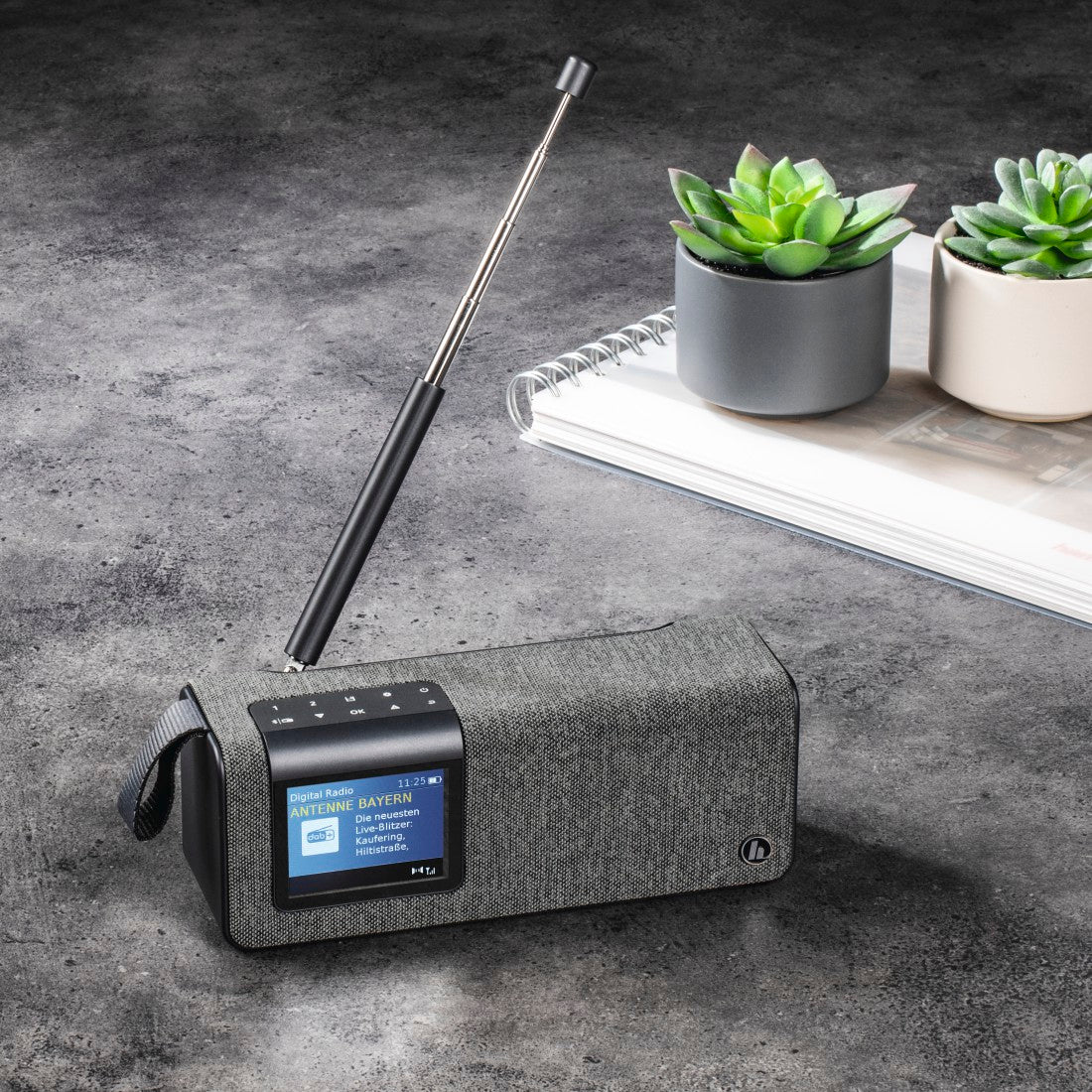 Hama Digitale radio "DR200BT", FM/DAB/DAB+/Bluetooth®/accuvoeding