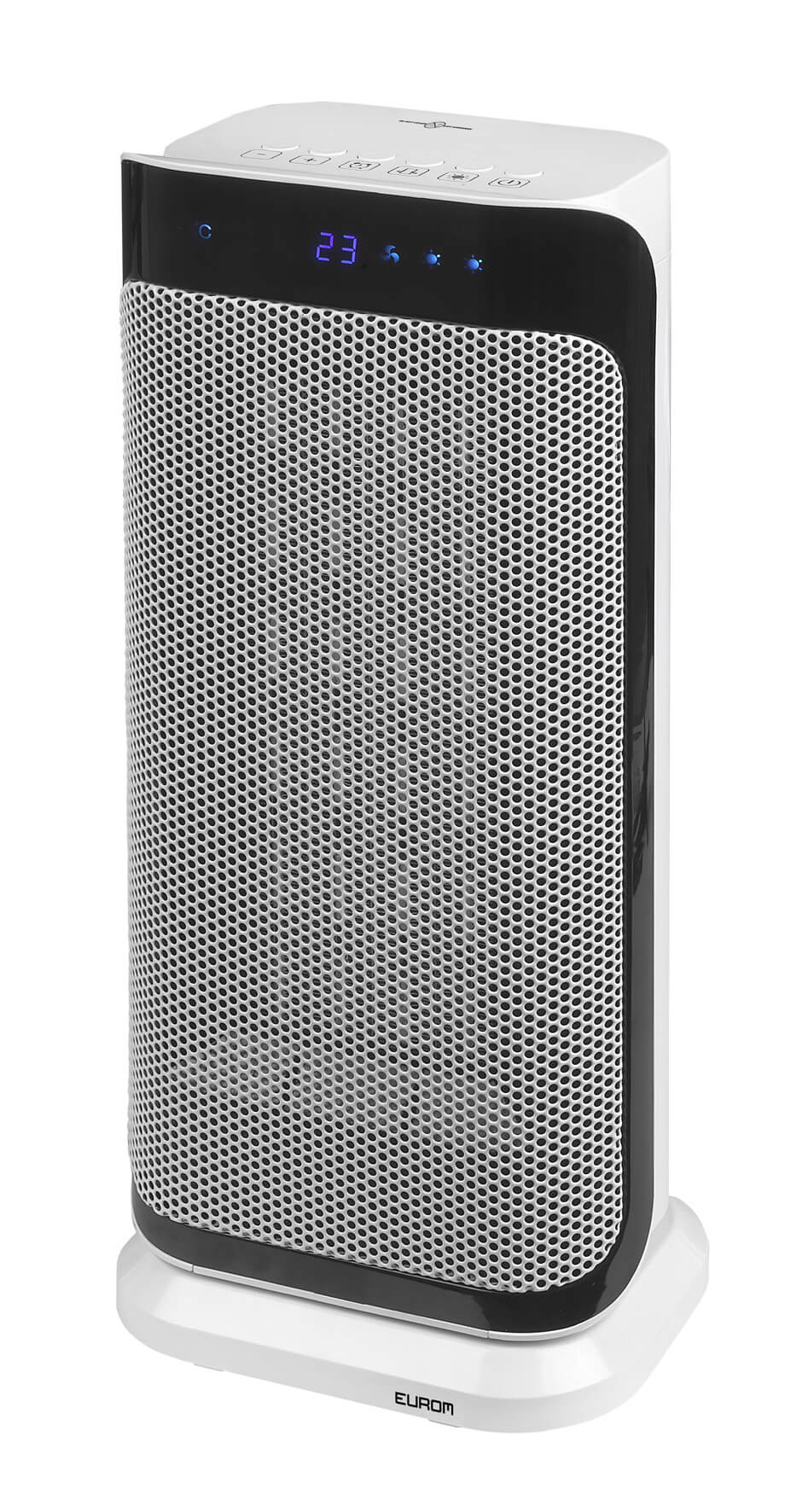 Eurom Sub-heat 2000 is een compacte keramische kachel met een maximaal vermogen van 2000 Watt