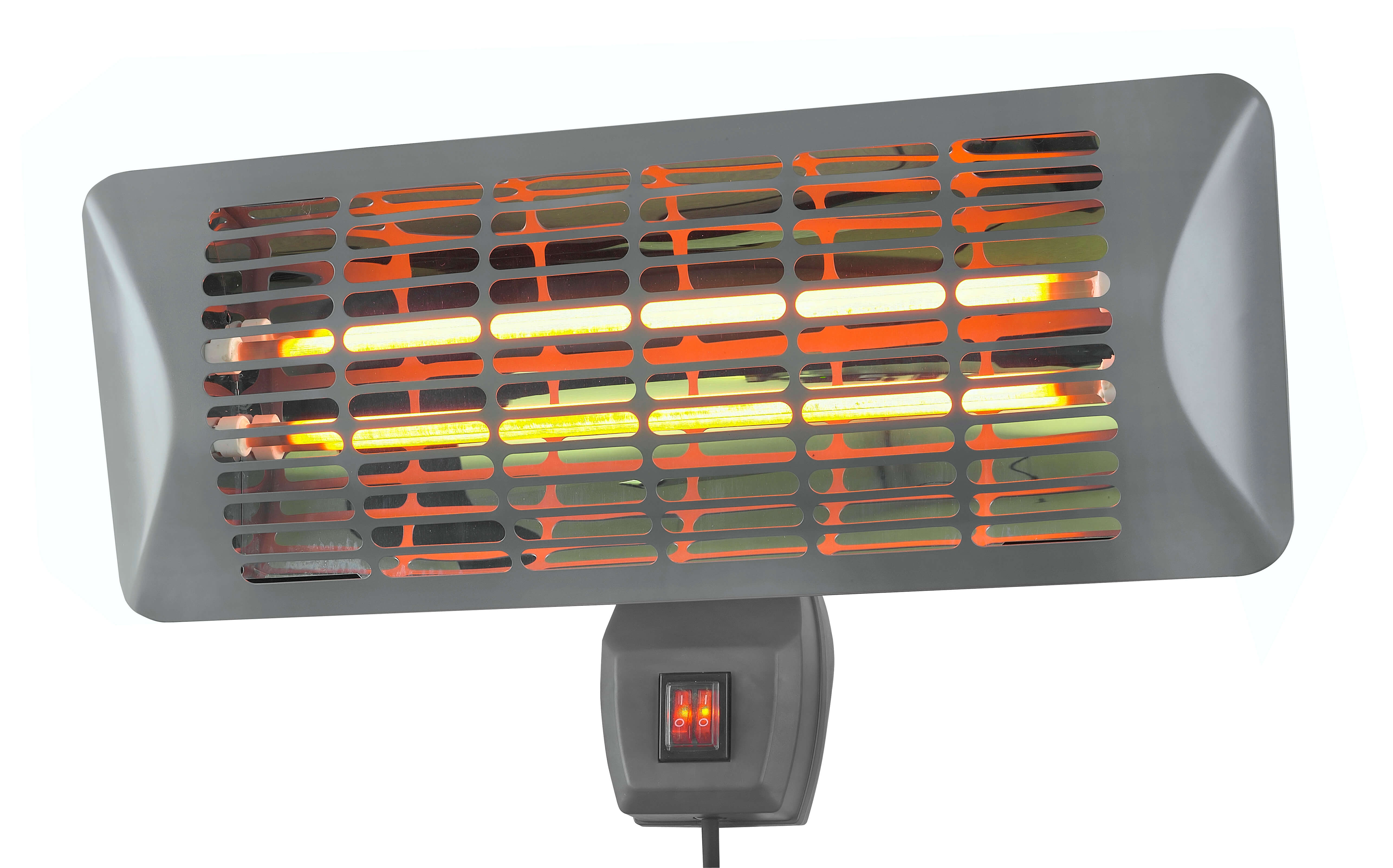 EUROM Q-TIME 2000- is an electric patio heater of 2000 watts. That is why well suited to warm up the cool summer evenings.