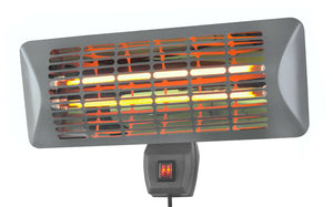 Eurom Q-time 2000- is een elektrische terrasverwarmer van 2000 Watt. Daarom prima geschikt om de koele zomeravonden wat op te warmen.