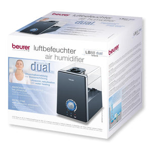 Beurer LB88 - Luchtbevochtiger - Duo-technologie: ultrasoon & verdamping