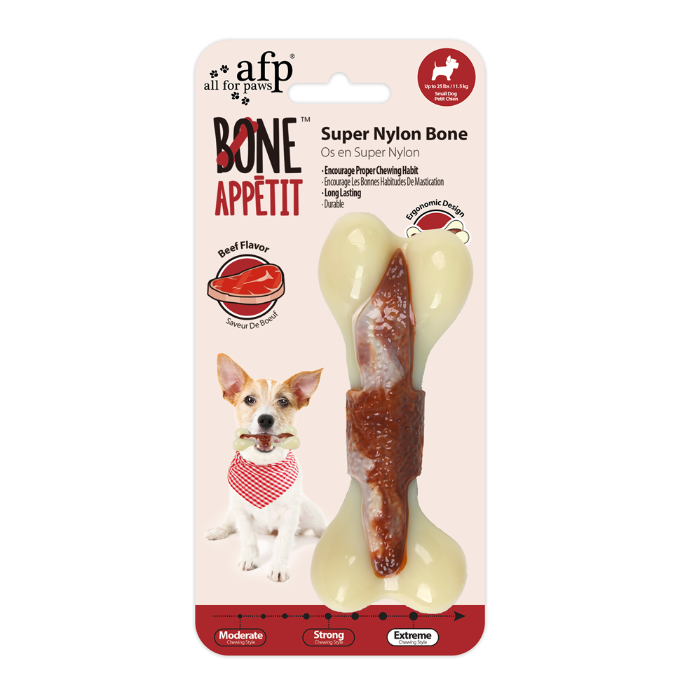 AFP  Bone Appetit - Super Nylon Bone - Beef Flavor Infused -