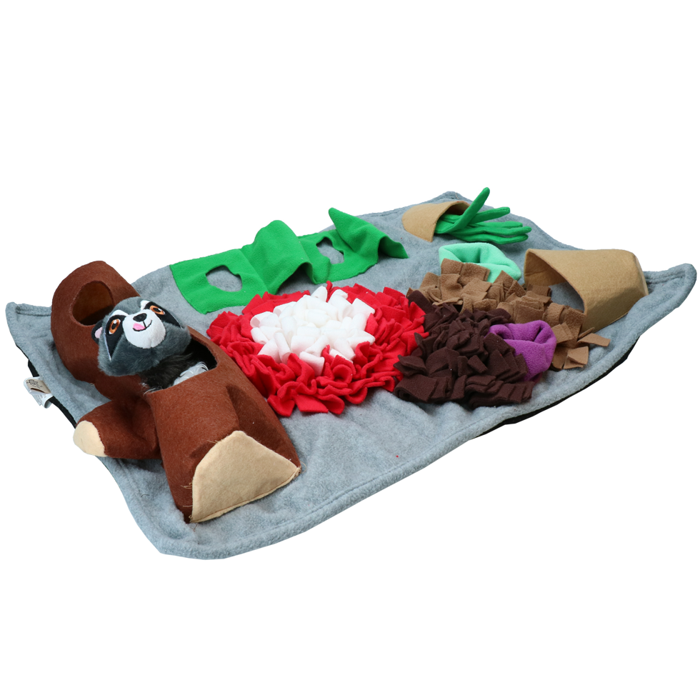 AFP Dig it - Rectangle Fluffy mat with cute toy