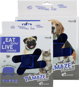 Eat Slow Live Longer Amaze Pinwheel Blue M