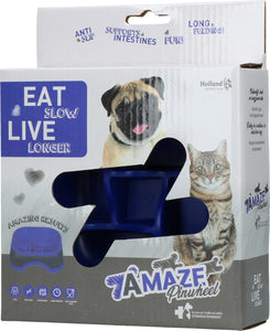 Eat Slow Live Longer Amaze Pinwheel Blue M