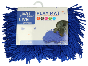 Eat Slow Live Longer Play Mat Blue