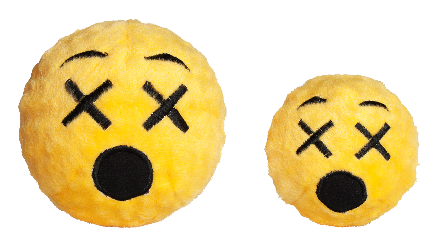 FabDog Cross Eyed Emoji  Faball S 7,6 cm