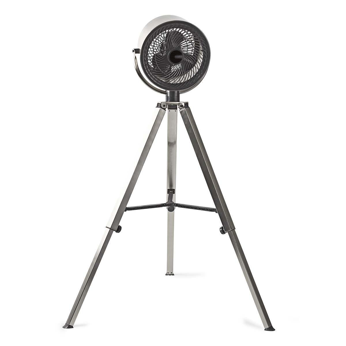 Nedis Ventilator op Driepoot | Diameter 25 cm | 3 snelheden | Geborsteld metaal - o2health