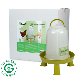 Pluimvee drinktoren 5 l Bio green lemon op pootjes