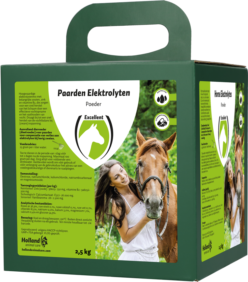 Horse Electrolytes Poeder met B2