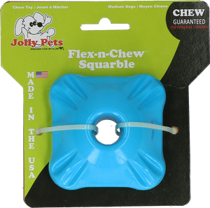 Jolly Flex-n-Chew Squarble blauw medium