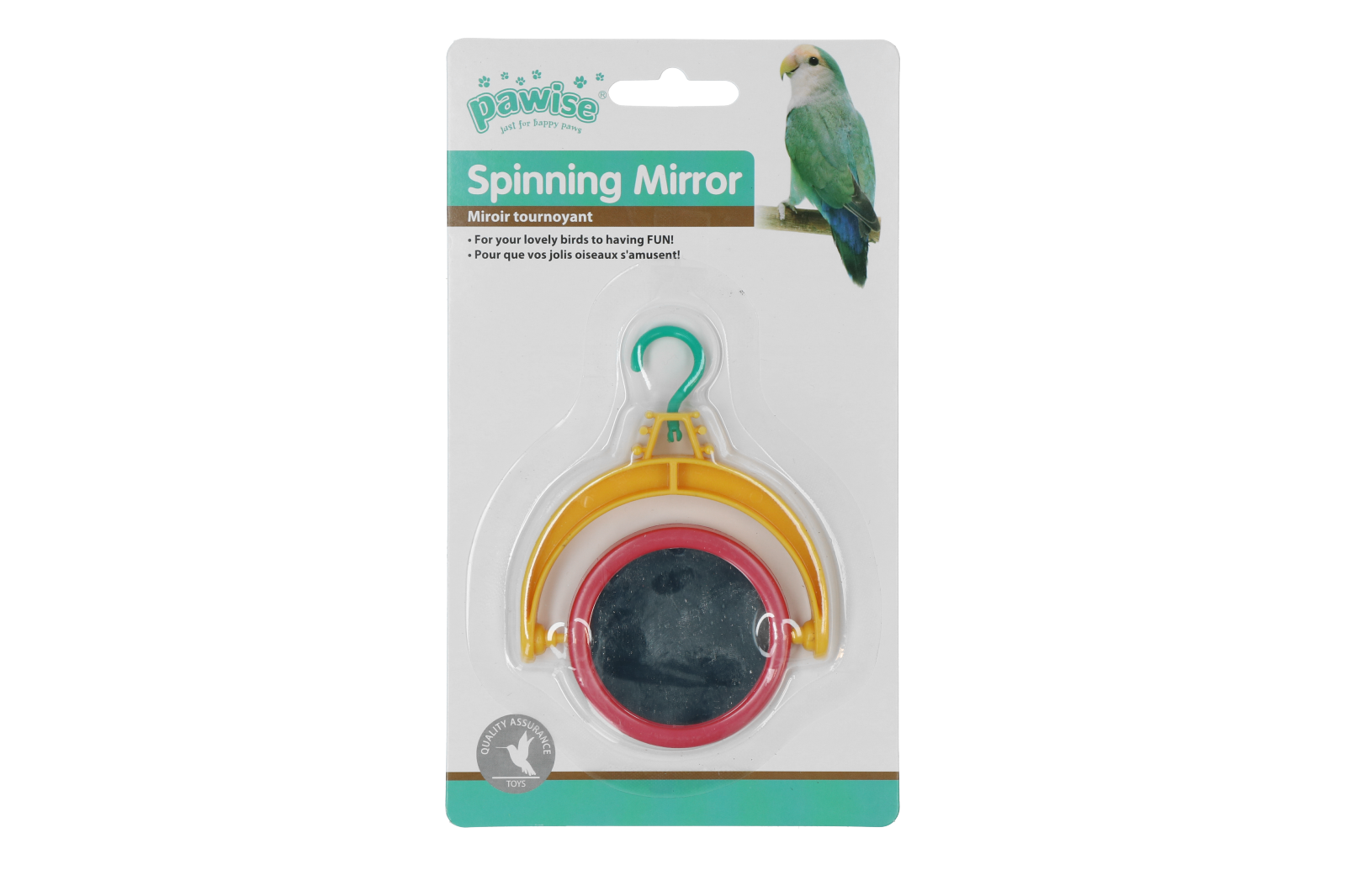 Bird Spinning mirror