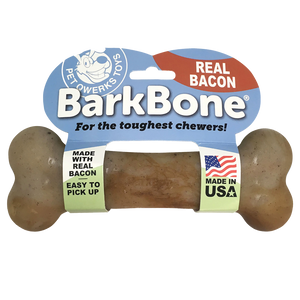 Pet Qwerks  Bacon BarkBone - Medium