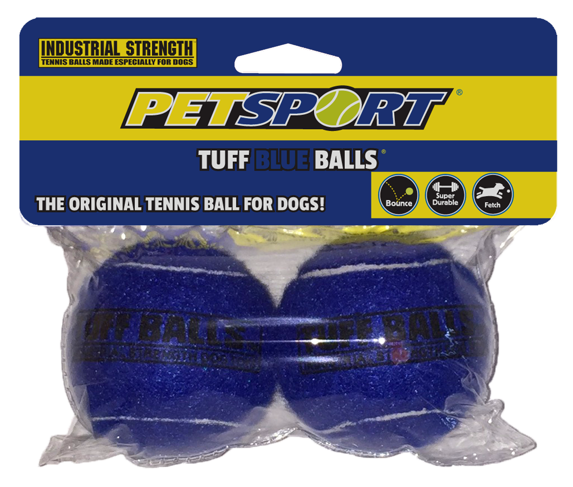 Tuff Blauwe Balls 6 cm 2-Pack