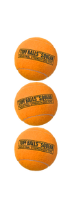 Tuff Balls Squeak 4,5cm 3-Pack Oranje